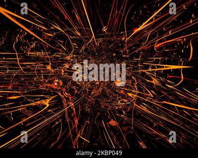 Chaos, abstract background. Stock Photo