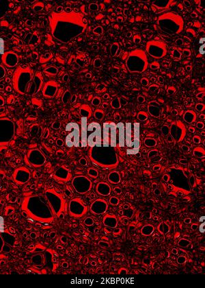 Red, black graphic abstract background. Stock Photo