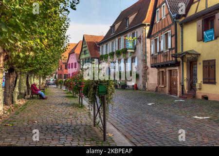 Bergheim, Alsace, Haut-Rhin, Grand Est, France Stock Photo
