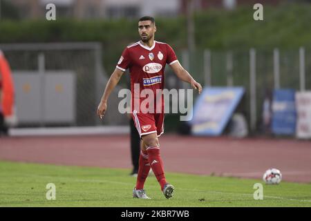 Rachid Bouhenna of Sepsi OSK in action during semifinal of the Romanian Cup  edition 2019-20