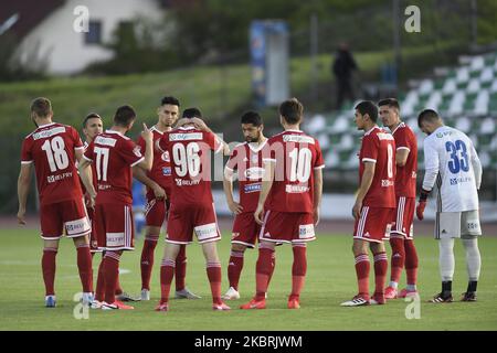 Rachid Bouhenna of Sepsi OSK in action during semifinal of the