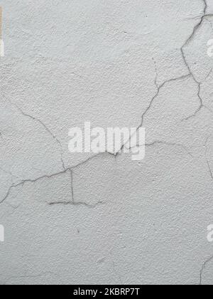 Crack in a house wall Stock Photo