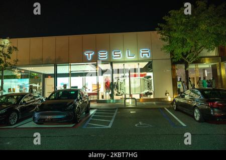 A view of Toyota dealership in Queens, New York, USA., on July 4, 2020 ...