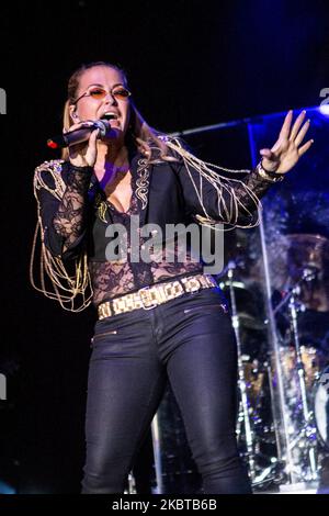 International singer Anastacia performs live at Fabrique in Milan, Italy, on January 14 2015 (Photo by Mairo Cinquetti/NurPhoto) Stock Photo