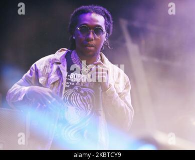Kirshnik Khari Ball, known by his stage name Takeoff, performs with rap ...