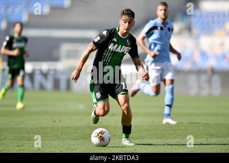 Filip Djuricic of Sassuolo during the Serie A match between Lazio and Sassuolo at Stadio Olimpico, Rome, Italy on 11 July 2020. (Photo by Giuseppe Maffia/NurPhoto) Stock Photo