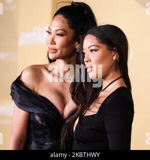 WEST HOLLYWOOD, LOS ANGELES, CALIFORNIA, USA - NOVEMBER 03: Kimora Lee Simmons and daughter Ming Lee Simmons arrive at the 2022 amfAR Gala Los Angeles held at the Pacific Design Center on November 3, 2022 in West Hollywood, Los Angeles, California, United States. (Photo by Xavier Collin/Image Press Agency) Stock Photo