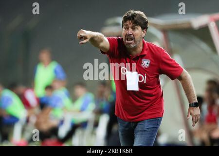 Giancarlo Riolfo during the Serie C PlayOff match between Carpi and Novara at Stadio Sandro Cabassi on July 13, 2020 in Carpi, Italy. (Photo by Emmanuele Ciancaglini/NurPhoto) Stock Photo