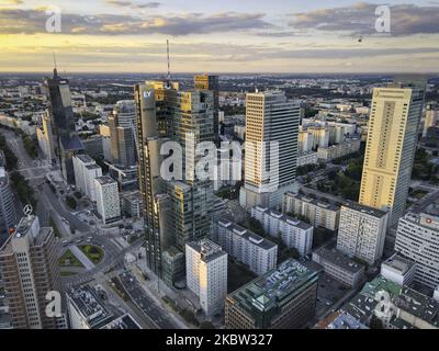 The Rondo 1 building with its Ernst and Young (EY) logo is seen in ...