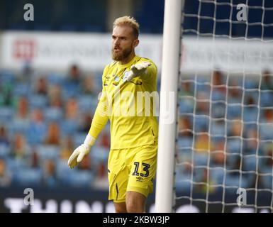 LONDON, United Kingdom, JULY 22:Joel Coleman of Huddersfield Town in action during EFL Sky Bet Championship between Millwall and Huddersfield Town at The Den Stadium, London on July 22, 2020. (Photo by Action Foto Sport/NurPhoto) Stock Photo