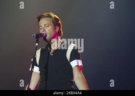 CCM Musician Michael W. Smith performs on the stage at USFK Garryson Hall in Seoul, South Korea on July 3, 2005. (Photo by Seung-il Ryu/NurPhoto) Stock Photo