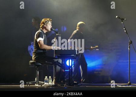 CCM Musician Michael W. Smith performs on the stage at USFK Garryson Hall in Seoul, South Korea on July 3, 2005. (Photo by Seung-il Ryu/NurPhoto) Stock Photo