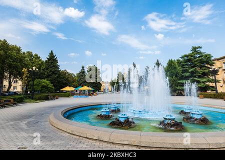 Gori, Georgia - September 2022: Stalin Park in Gori, Georgia. Gori is birth town of Joseph Stalin. Stock Photo