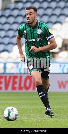 Rochdale's Eoghan O'Connell in action during the Carabao Cup 1st round match between Huddersfield Town and Rochdale at the John Smith's Stadium, Huddersfield. (Photo by Tim Markland/MI News/NurPhoto) Stock Photo