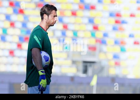 Antonio Mirante of AS Roma during the friendly match between Frosinone and AS Roma at Stadio Benito Stirpe, Frosinone, Italy on 9 September 2020. (Photo by Giuseppe Maffia/NurPhoto) Stock Photo