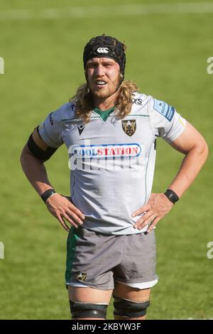 Alexander Moon during the Gallagher Premiership match between Leicester Tigers and Northampton Saints at Welford Road, Leicester on Sunday 13th September 2020. (Photo by Leila Coker/MI News/NurPhoto) Stock Photo