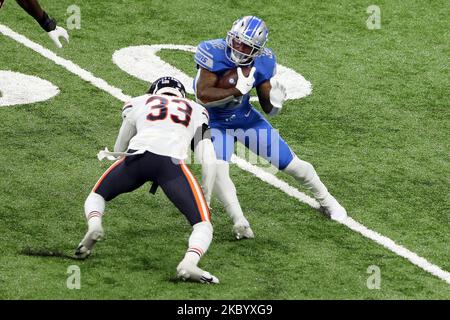 Chicago Bears cornerback Jaylon Johnson (33) in action against the  Indianapolis Colts during the second half of an NFL football game, Sunday,  Oct. 4, 2020, in Chicago. (AP Photo/Kamil Krzaczynski Stock Photo - Alamy