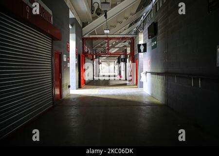An empty concourse ahead of the Sky Bet Championship match between Rotherham United and Millwall at the New York Stadium, Rotherham, England on Saturday 19th September 2020. (Photo by Emily Moorby/MI News/NurPhoto) Stock Photo