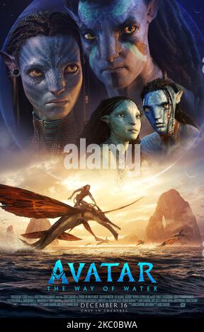 Avatar The Way of Water  Poster Stock Photo