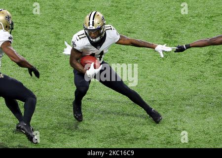 New Orleans Saints wide receiver Michael Thomas (13) during the NFL  football game between the New Orleans Saints and the Carolina Panthers on  Sunday September 24, 2017 in Charlotte, NC. Jacob Kupferman/CSM