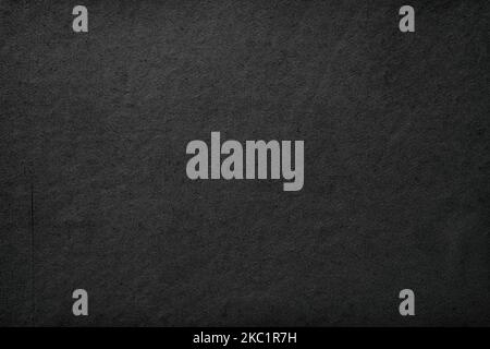 black paper texture, gloomy page as background Stock Photo