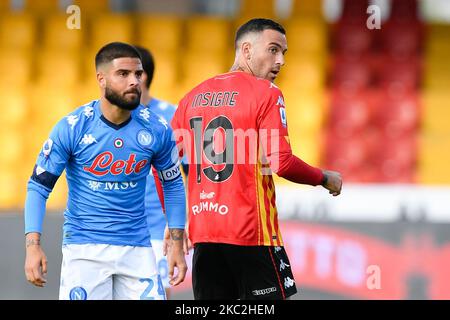 Roberto Insigne Jogador Benevento Durante Partida Campeonato