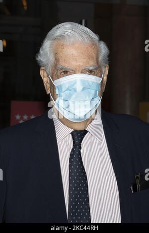 Peruvian writer Mario Vargas Llosa attends 'Francisco Umbral' book of the year 2019 award on November 16, 2020 in Madrid, Spain. (Photo by Oscar Gonzalez/NurPhoto) Stock Photo