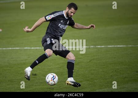 Jose Ignacio Fernandez Iglesias, Nacho of Real Madrid during spanish La Liga match betwee Villarreal CF and Real Madrid at La Ceramica Stadium on November 21, 2020. (Photo by Jose Miguel Fernandez/NurPhoto) Stock Photo