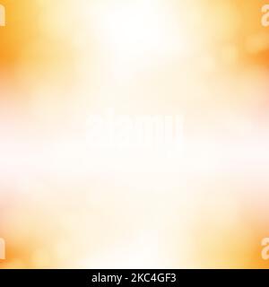 Abstract bokeh yellow and white blurred background Stock Photo