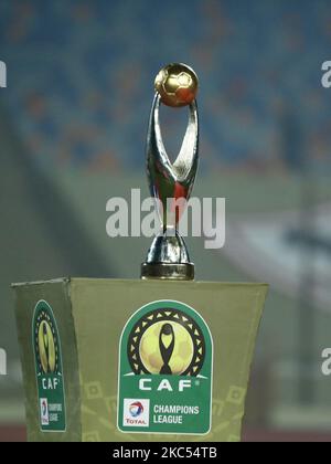 caf-champions-league-trophy-on-display-during-the-ceremony-at-the-final