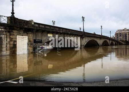 In the south west of France in Dax on 14 december the river