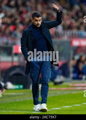 Michel of Girona FC during the Liga match between RCD Espanyol and ...