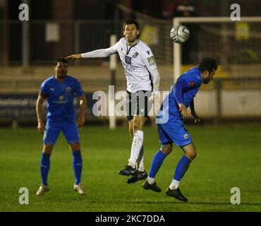 Charlie Sheringham of Dartford ( son of Teddy Sheringham Ex Player of Manchester United and West Ham United) during National League South between Dartford FC and Billericay Town at Princes Park Dartford on 12th January, 2021 (Photo by Action Foto Sport/NurPhoto) Stock Photo