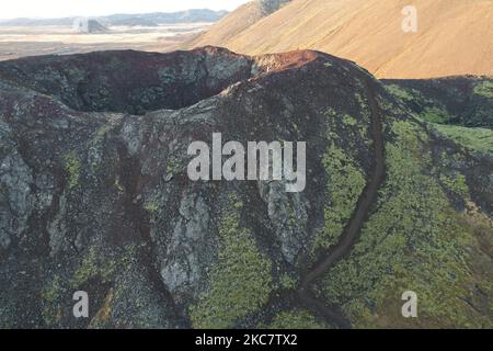 Stora Eldborg Crater, Reykjanes Peninsula, Iceland Stock Photo - Alamy