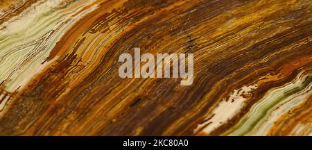 Brown golden marble stone material pattern texture background Stock Photo