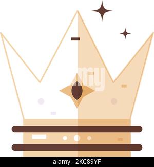 Isolated medieval king crown icon Vector Stock Vector Image & Art - Alamy