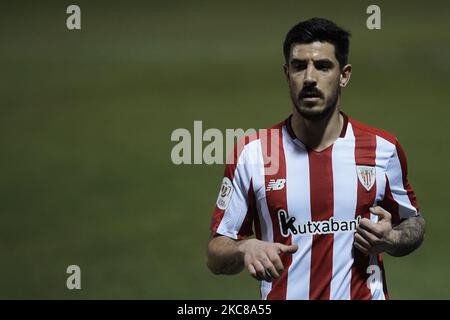 Yuri Berchiche of Athletic during the round of 16 of the Copa del Rey between CD Alcoyano and Athletic Club at the Campo Municipal de El Collao on January 28, 2021 in Alcoy, Alicante, Spain. (Photo by Jose Breton/Pics Action/NurPhoto) Stock Photo