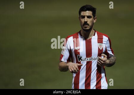 Yuri Berchiche of Athletic during the round of 16 of the Copa del Rey between CD Alcoyano and Athletic Club at the Campo Municipal de El Collao on January 28, 2021 in Alcoy, Alicante, Spain. (Photo by Jose Breton/Pics Action/NurPhoto) Stock Photo