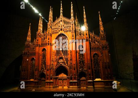 Re-opening of the Duomo of Milan after the forced closure due to the Coronavirus emergency, Milano, Italy, on February 11 2021 (Photo by Mairo Cinquetti/NurPhoto) Stock Photo