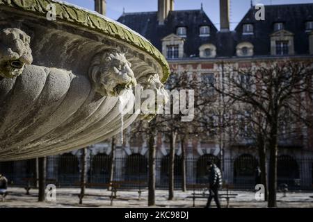 A general view of Paris, France, during the winter seacon on February 13, 2021. (Photo by Jacopo Landi/NurPhoto) Stock Photo