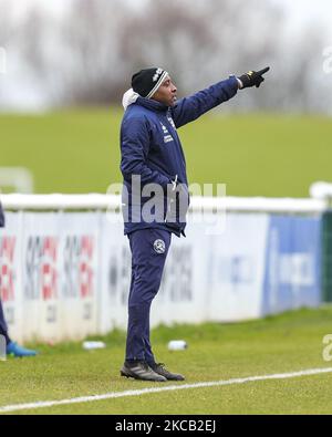 QPR U23 coach Andy Impey during the Professional Development League 2 (South) between Queens Park Rangers and Cardiff City at QPR training ground, Harlington, London on Tuesday 16th March 2021. (Credit: Ian Randall | MI News) (Photo by MI News/NurPhoto) Stock Photo