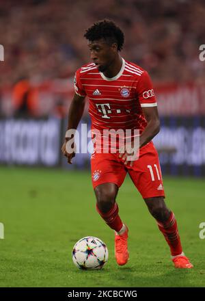 Munich, Germany, 1st November 2022. Kingsley Coman of Bayern Munchen during the UEFA Champions League match at Allianz Arena, Munich. Picture credit should read: Jonathan Moscrop / Sportimage Stock Photo