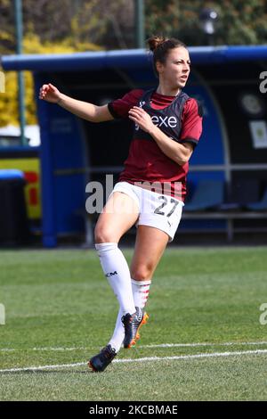 Linda Tucceri Cimini (AC Milan) hand ball during AC Milan vs ACF Fiorentina  femminile, Italian football Serie A Women match in Milan, Italy, May 09  2021 Stock Photo - Alamy