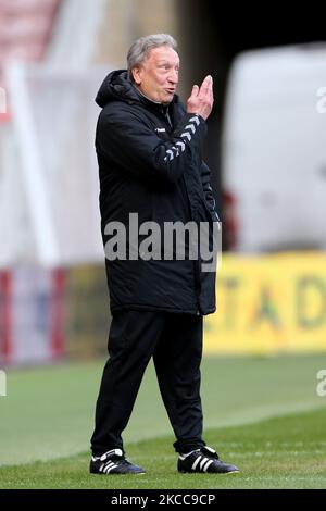 Middesbrough manager Neil Warnock during the Sky Bet Championship match ...