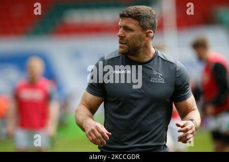 Mark Wilson of Newcastle Falcons pictured before the European Rugby Challenge Cup Quarter Final match between Leicester Tigers and Newcastle Falcons at Welford Road, Leicester, England on 10th April 2021. (Photo by Chris Lishman/MI News/NurPhoto) Stock Photo