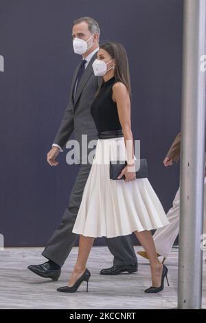 Queen Letizia and King Felipe attend the Andalucia medal of honor ...