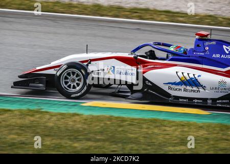 31 Reshad de Gerus from France of Charouz Racing System, action during Day Two of Formula 3 Testing at Circuit de Barcelona - Catalunya on April 21, 2021 in Montmelo, Spain. (Photo by Xavier Bonilla/NurPhoto) Stock Photo