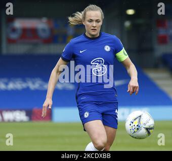 Chelsea Ladies Magdalena Eriksson during Women's Champions League Semi-Final 2nd Leg between Chelsea Women and FC Bayern Mnchen Ladies at Kingsmeadow, Kingston upon Thames on 02nd May, 2021 (Photo by Action Foto Sport/NurPhoto) Stock Photo