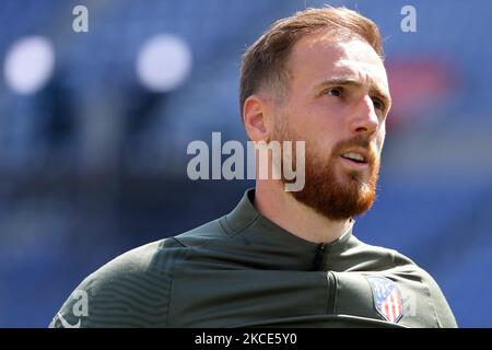 Jan Oblak during the match between FC Barcelona and Club Atletico Madrid, corresponding to the week 35 of the Liga Santander, played at the Camp Nou Stadium on 08th May 2021, in Barcelona, Spain. -- (Photo by Urbanandsport/NurPhoto) Stock Photo
