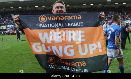 Hartlepool manager, Dave Challinor the Vanarama National League Play Off Final between Hartlepool United and Torquay United at Ashton Gate, Bristol, UK on 20th June 2021. (Photo by Mark Fletcher/MI News/NurPhoto) Stock Photo